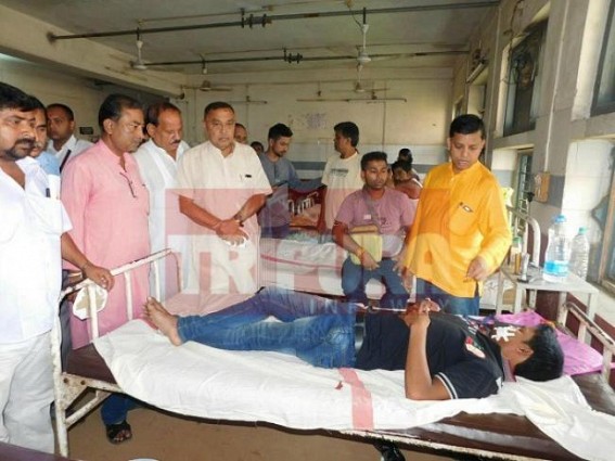 Assam BJP Minister met ABVP victims at GB hospital Assam BJP Minister met ABVP victims at GB hospital